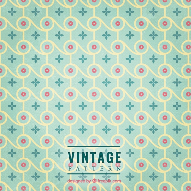 Vecteur gratuit vintage pattern