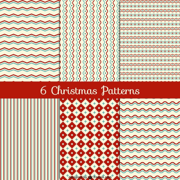Vintage Patterns Noël modifiables