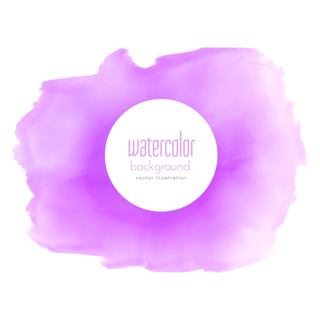 Vecteur gratuit violet aquarelle tache texture fond