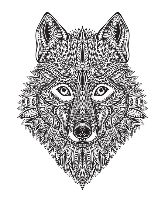 Visage De Loup Noir Et Blanc Graphique Dessine A La Main Doodle Orne Illustration Pour T Shirts Tatouage Livre De Coloriage Et Autres Choses Vecteur Premium Visage De Loup Noir Et Blanc Graphique Dessine A La Main Doodle Orne Illustration Pour T Shirts Tatouage Livre De Coloriage Et Autres Choses Vecteur Premium