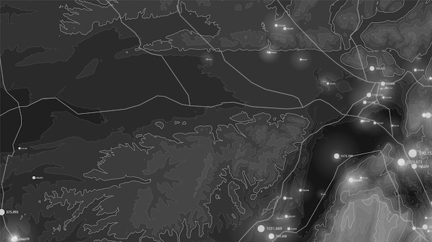 Visualisation des données volumineuses du terrain.