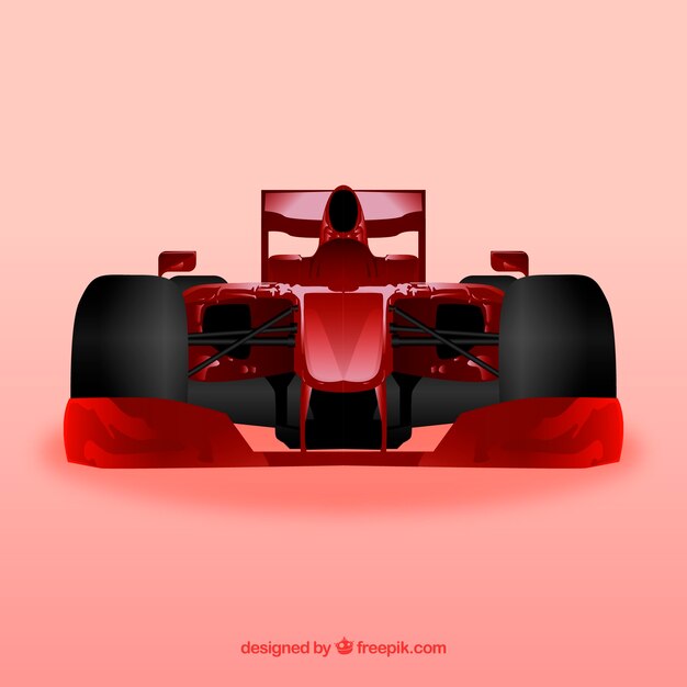 Voiture de course de Formule 1 avec un design réaliste