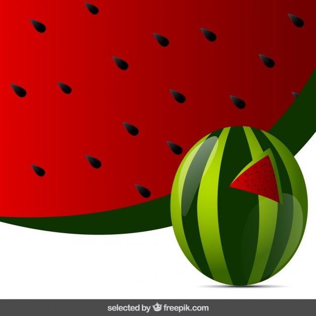 Vecteur gratuit watermelon fond