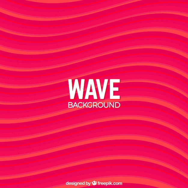 Wave Background Avec Style Amusant