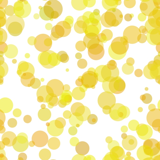 Yello bubbles pattern background