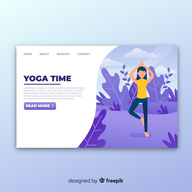 Yoga Landing Page