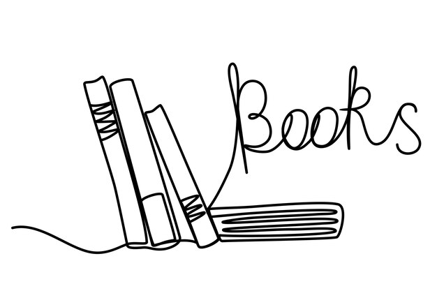 Vecteur 0096_book_line