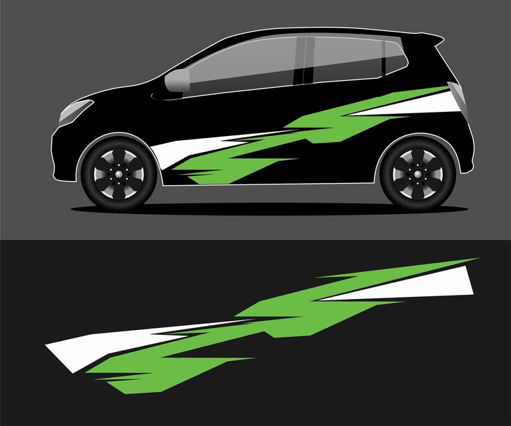 Vecteur 05_illustration de la courbe de la voiture de course