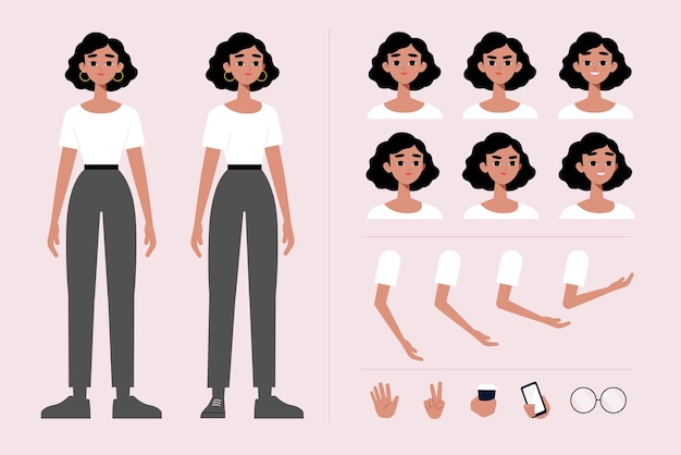 1 Les poses des personnages