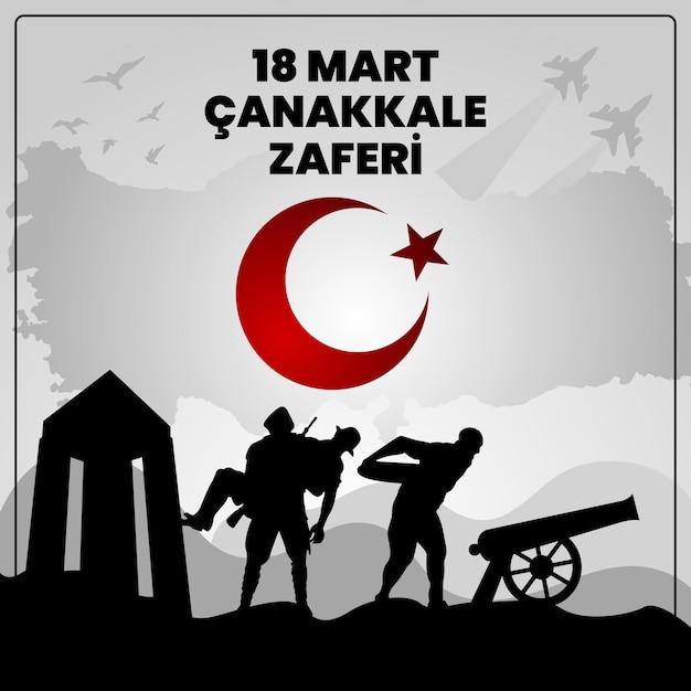 18 mars Victoire de Canakkale en Turquie