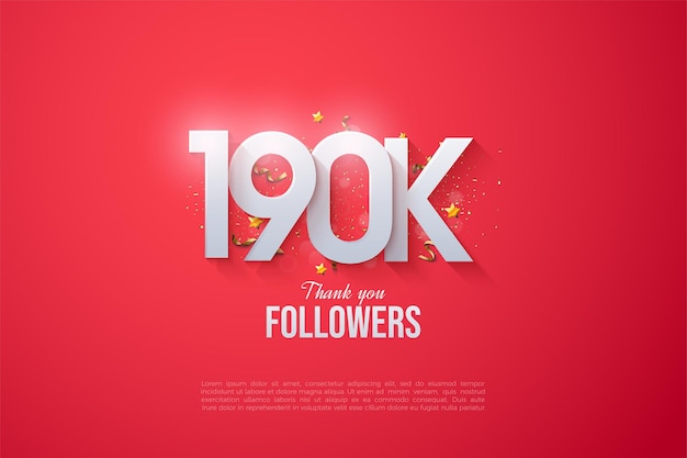190 000 abonnés avec des numéros empilés