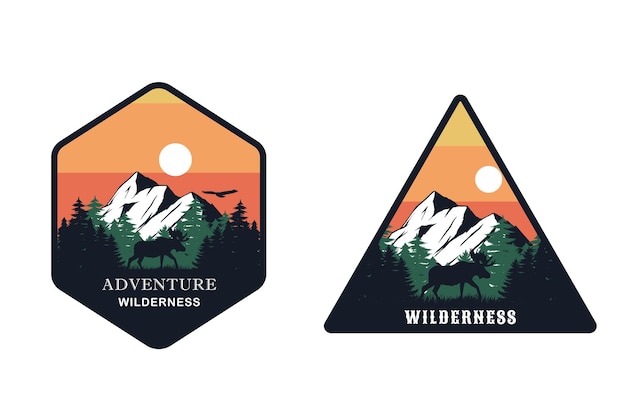 2 Badges D'aventure