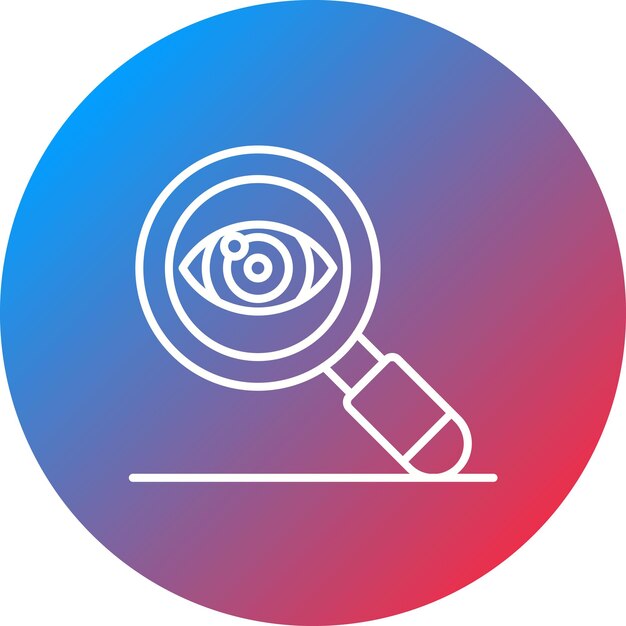 20 Image vectorielle de l'icône de vision Peut être utilisée pour l'optométriste