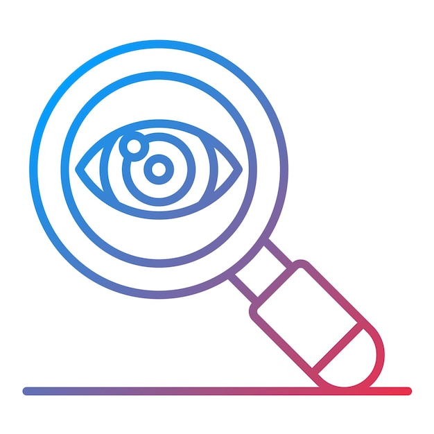 20 Image vectorielle de l'icône de vision Peut être utilisée pour l'optométriste