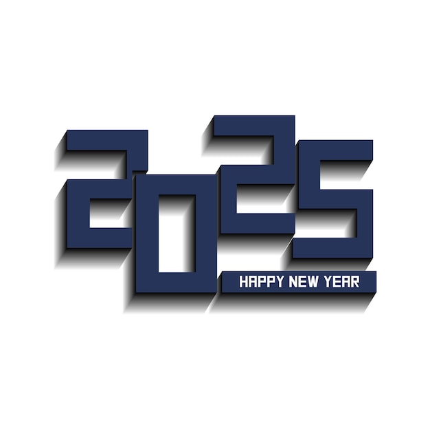 2025 Bonne année logo et icône