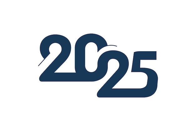2025 idée d'élément de conception du logo avec concept créatif vecteur à haute résolution