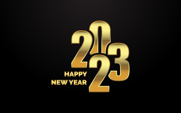 2055 Design Happy New Year Nouvel An 2023 Création De Logo Pour Bannière De Carte De Conception De Brochure Décoration De Noël 2023 Illustration Vectorielle