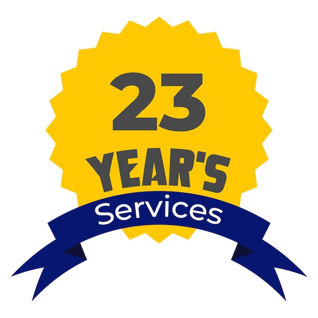Vecteur 23 années de service