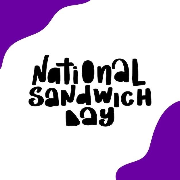 3 Novembre Journée Nationale Du Sandwich Aux états-unis