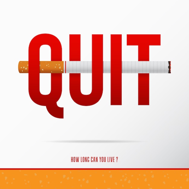 31 mai Conception du concept de la Journée mondiale sans tabac Aucun signe de fumer Aucune icône de fumée