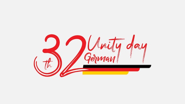 32e Anniversaire De La Fête De L'unité Allemande