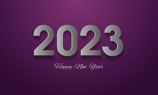 3d 2023 avec des numéros d'argent