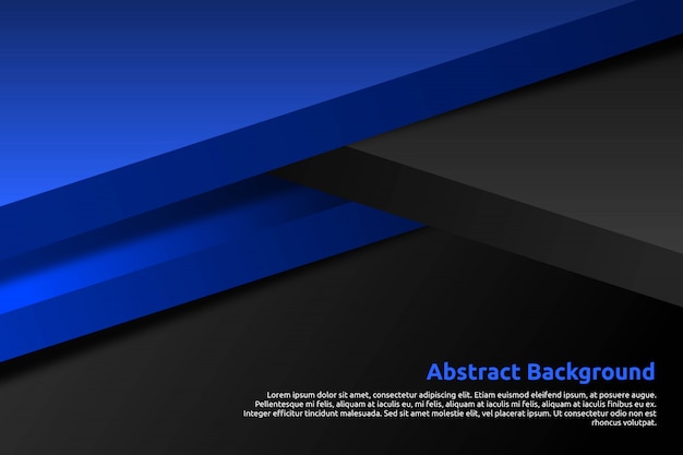3d Abstrait Bleu