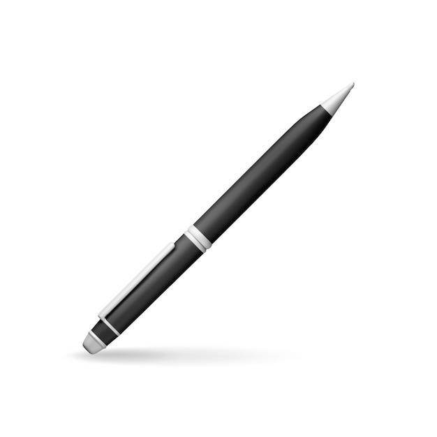 3D détaillé stylo à bille classique isolé