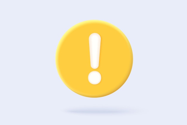 3d vérifier mauvaise icône isolée sur fond blanc négatif liste de contrôle choix de bouton pour faux correcte problème de coque échouer sur l'application icône d'urgence vecteur avec ombre illustration de rendu 3D