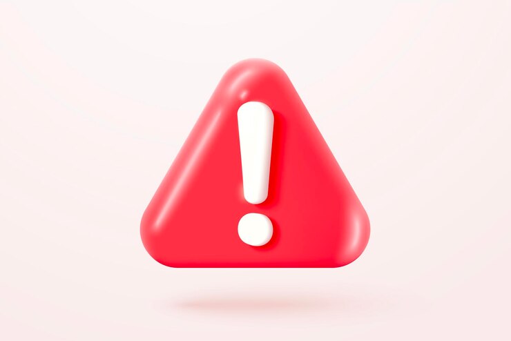 3d vérifier mauvaise icône isolée sur fond blanc négatif liste de contrôle choix de bouton pour faux correcte problème de coque échouer sur l'application icône d'urgence vecteur avec ombre illustration de rendu 3D