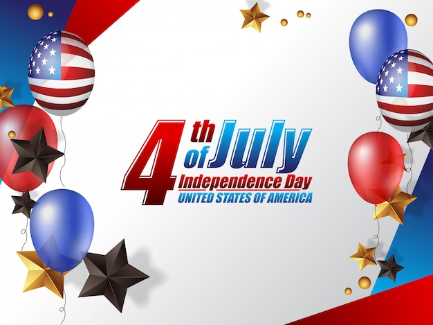 4 juillet fête de l&#39;indépendance états-unis d&#39;amérique