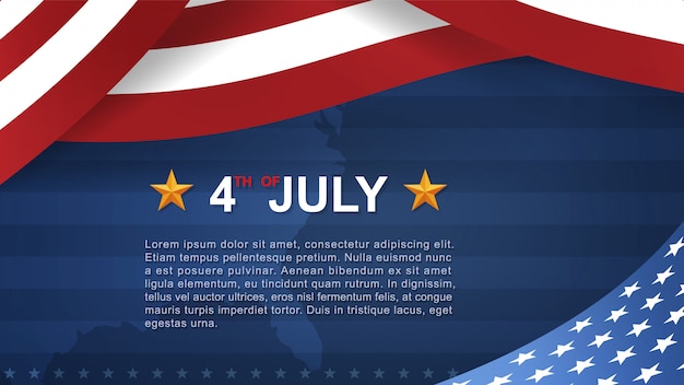 4 Juillet, Fond, Fête, Indépendance, Usa