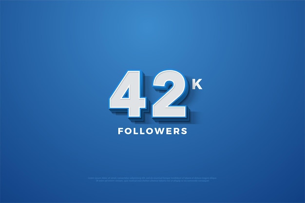 42k Followers Avec De Beaux Numéros 2d.