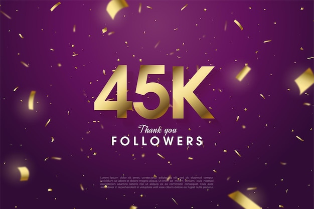 45k abonnés.