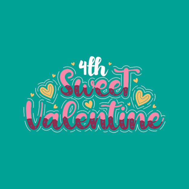 4ème Sweet Valentine Avec Un Design Coloré.