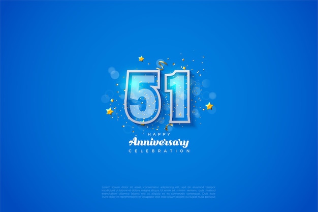 51e Anniversaire Avec Un Design Moderne