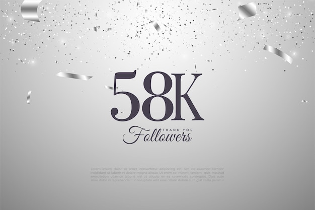 58 000 abonnés avec des chiffres fixes.