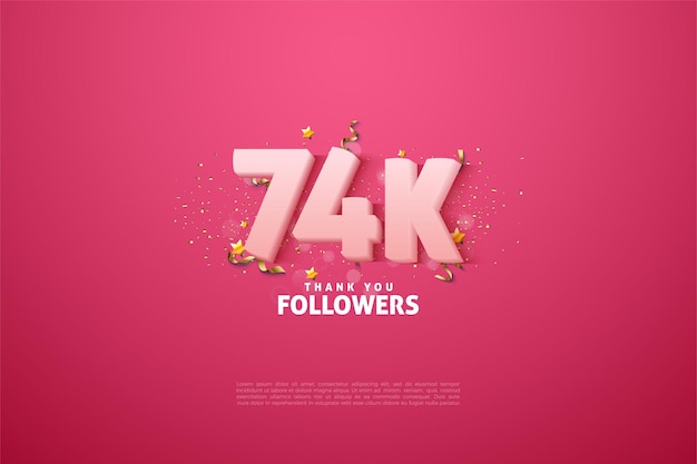74 000 abonnés avec de jolis numéros de fête