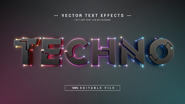 Vecteur 9 techno