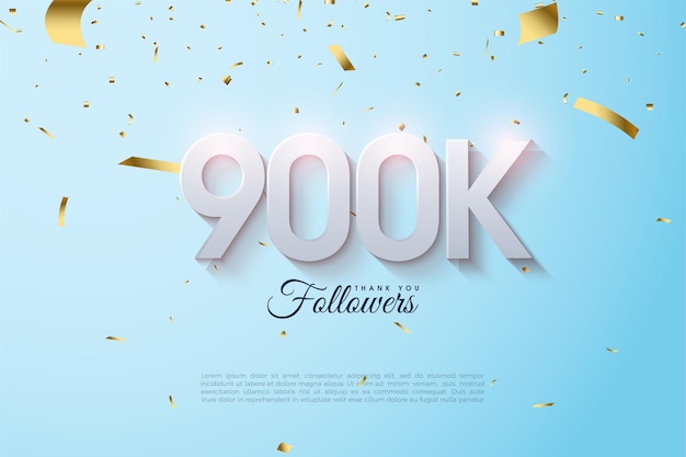 900 000 abonnés avec des numéros 3D
