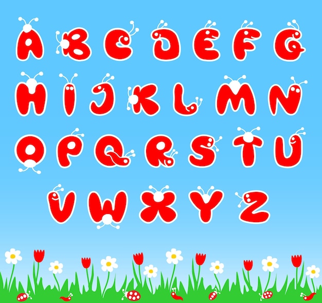 ABC alphabet latin