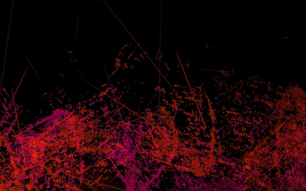 Abstract Grunge Texture fond noir et rouge