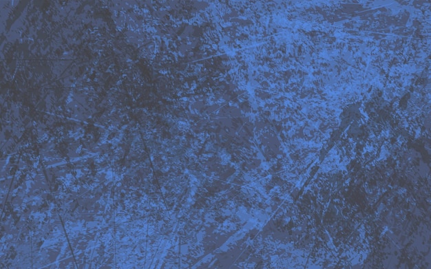 Abstract Grunge Texture Vecteur De Fond De Couleur Bleue