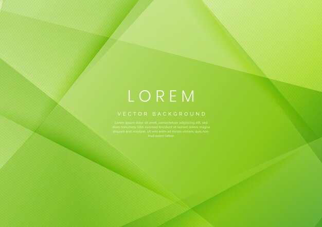 Abstract soft green geometric diagonal overlay layer background