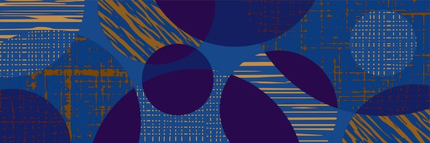 Abstract vector background entrecroisant des cercles de différentes tailles et textures