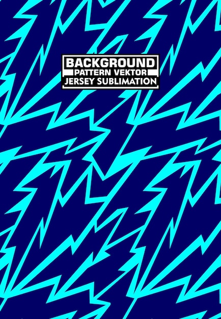 Abstraction du design de sublimation du maillot Lightning Bolt
