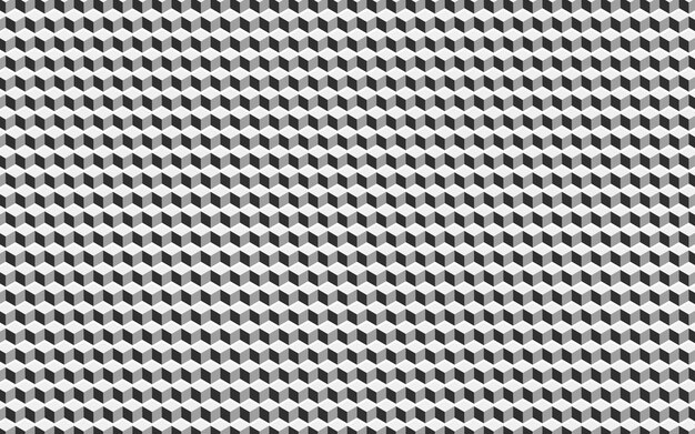 Abstraction géométrique avec une cellule de cube.