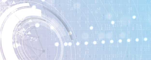 Abstraction L'intelligence artificielle, le calcul en nuage, l'apprentissage automatique, la technologie, le contexte web, le concept virtuel, le contexte futuriste