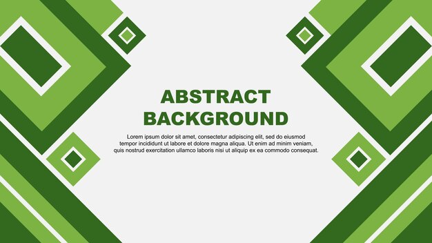 Abstraction modèle de conception d'arrière-plan vert clair Abstraction bannière papier peint illustration vectorielle dessin animé vert clair