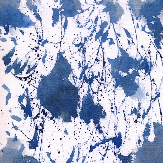 Abstrait aquarelle bleu